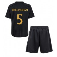 Real Madrid Jude Bellingham #5 Fotballklær Tredjedraktsett Barn 2023-24 Kortermet (+ korte bukser)